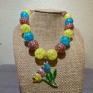 Spring Bouquet Bubblegum Necklace